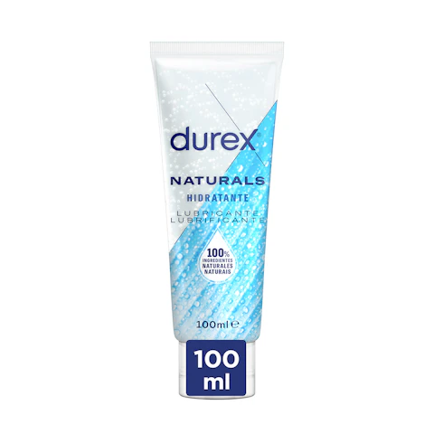 Lubricante naturals hidrat. ácido hialurónico DUREX, tubo 100 ml
