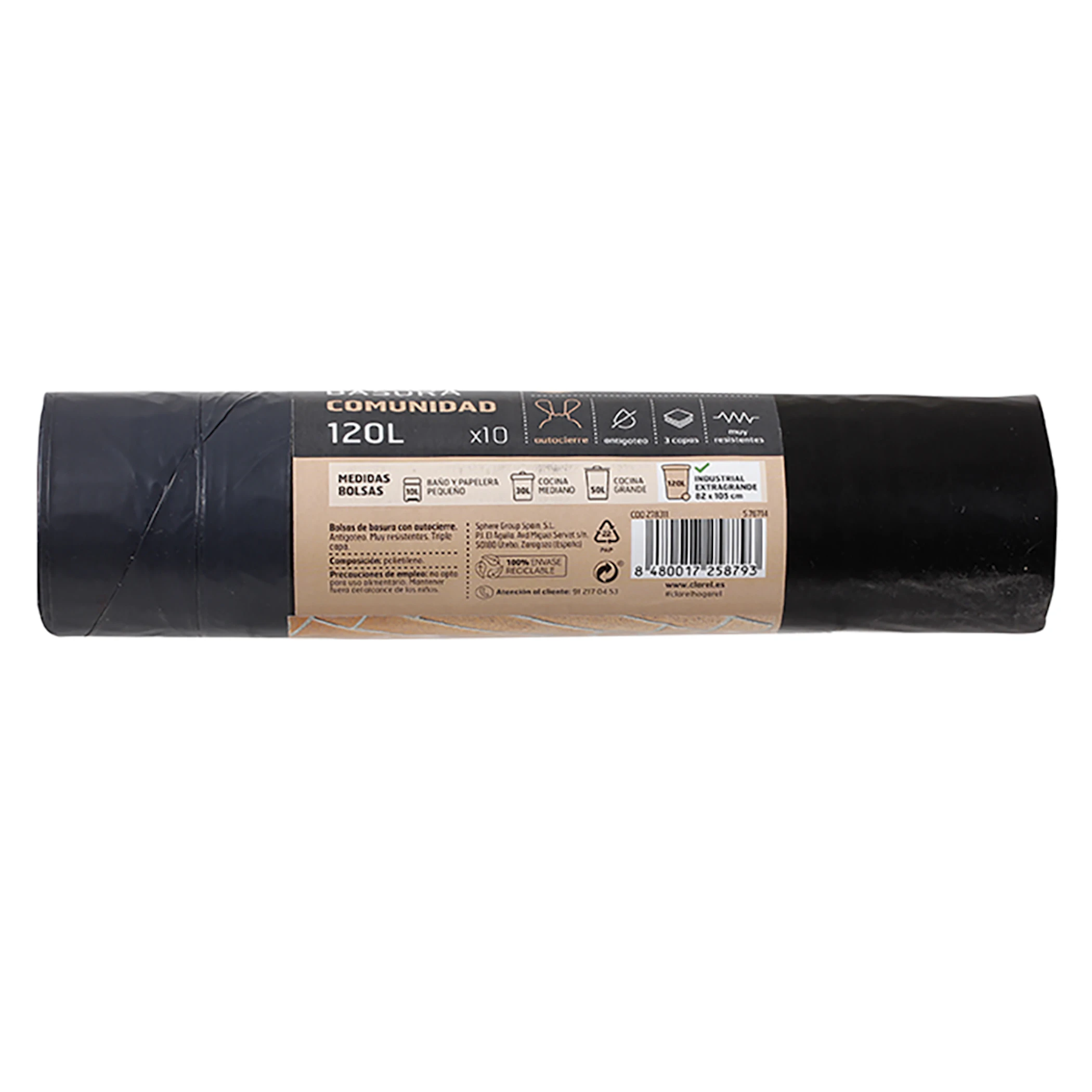 Sacos Do Lixo Comunidade 120L Hogarel 10 unid.