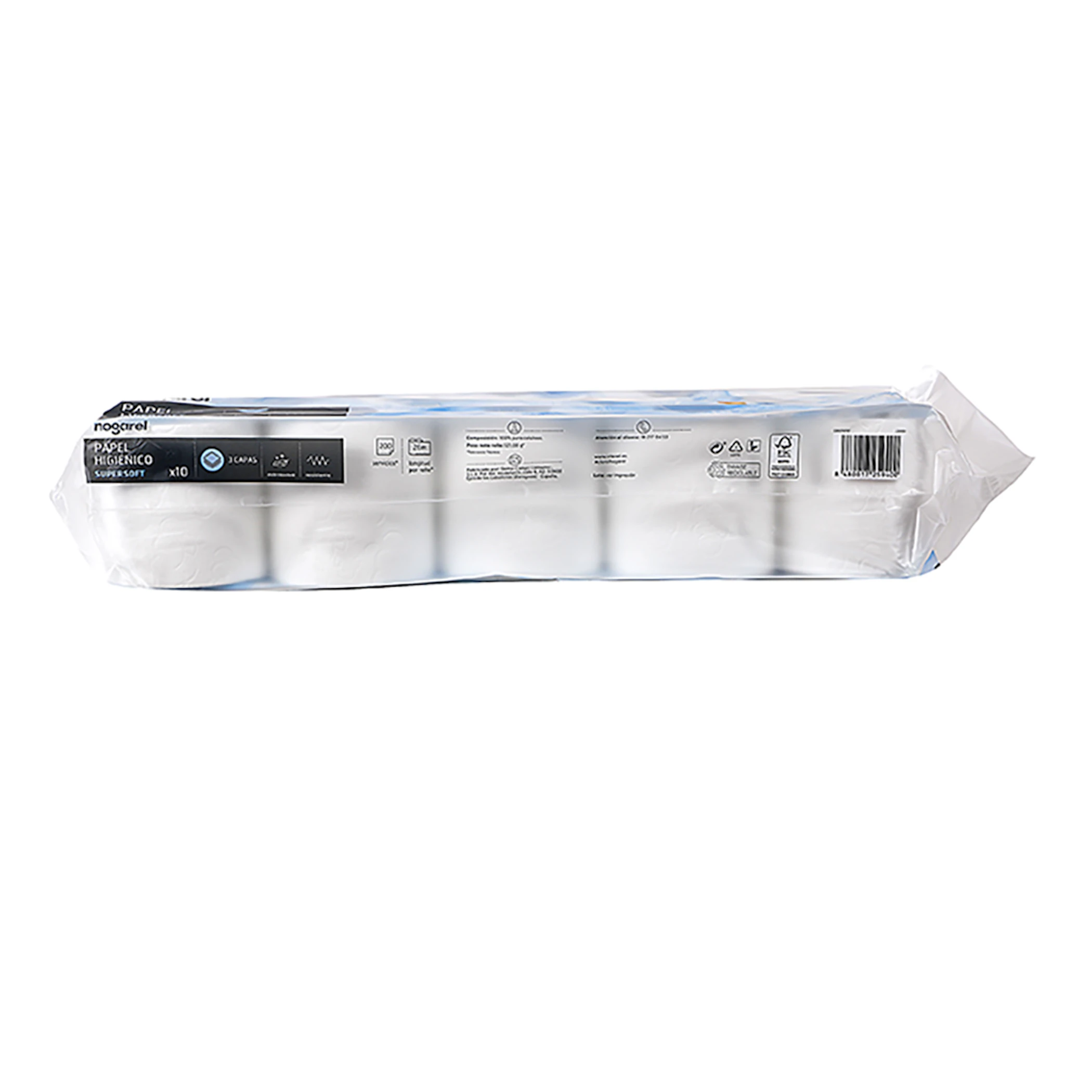 Papel Higiénico Super Soft 3 Camadas Hogarel 10 unid.