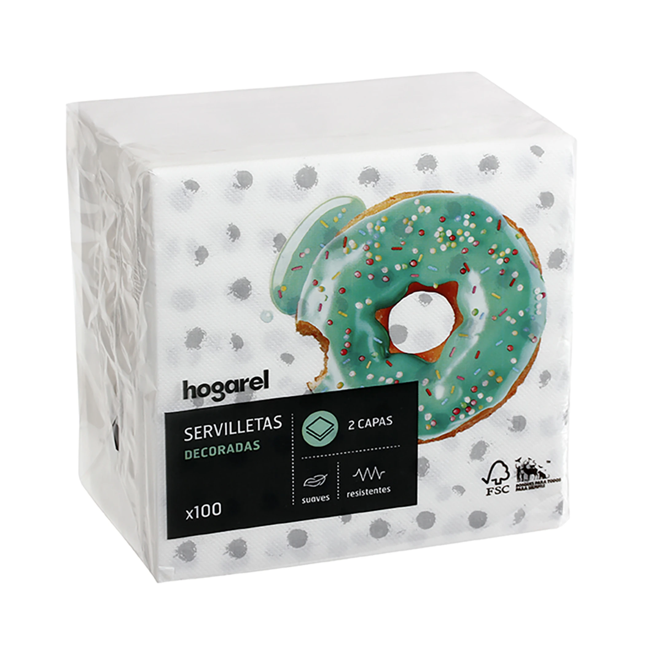 Servilletas Decoradas Hogarel 100 Uds 0