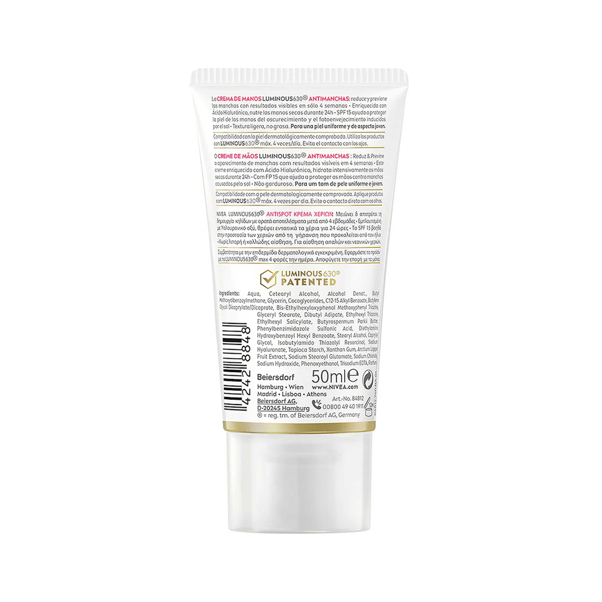 Crema De Manos Antimanchas Nivea 50Ml
