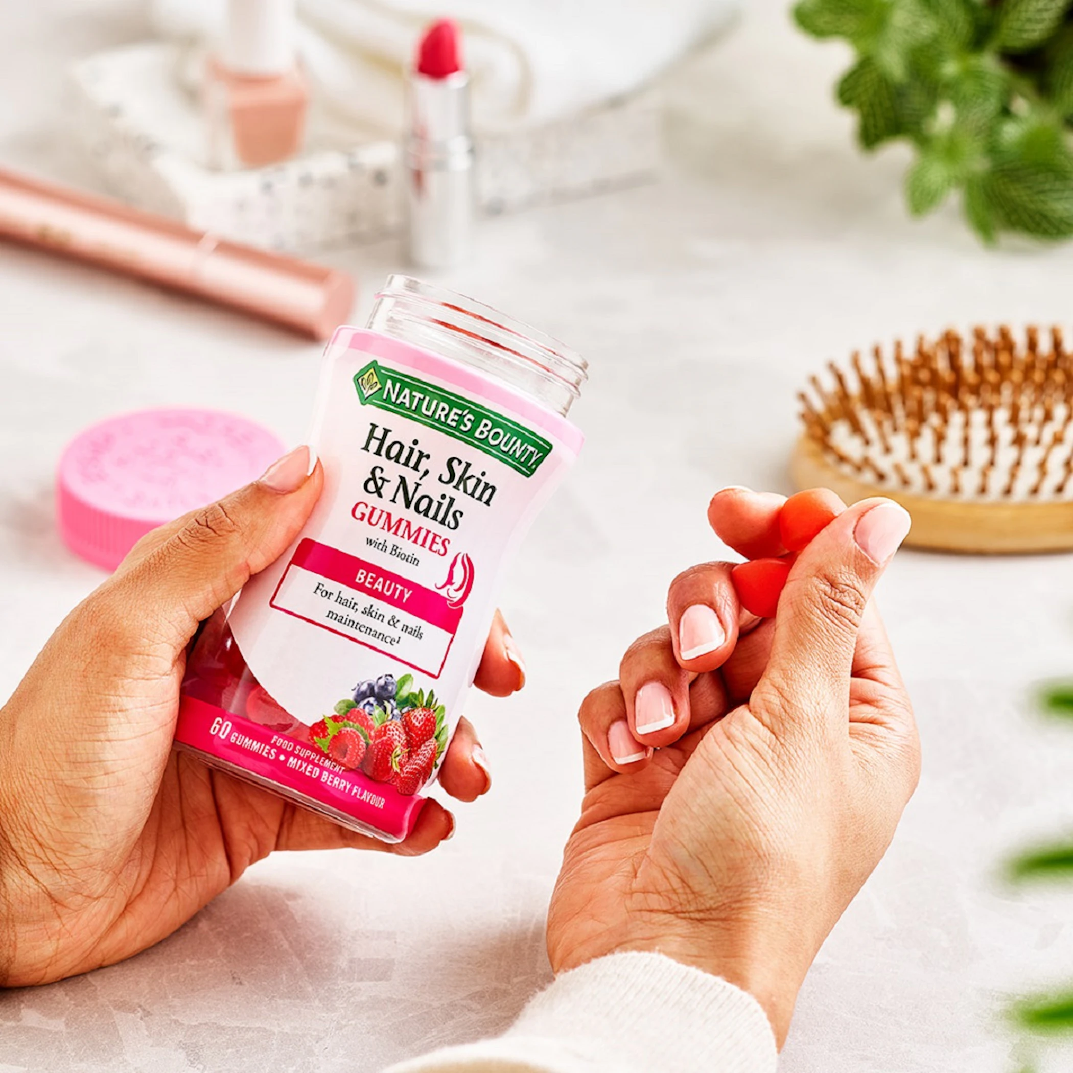 Gominolas Pelo, Piel Y Uñas Colágeno Nature's Bounty 60 Uds