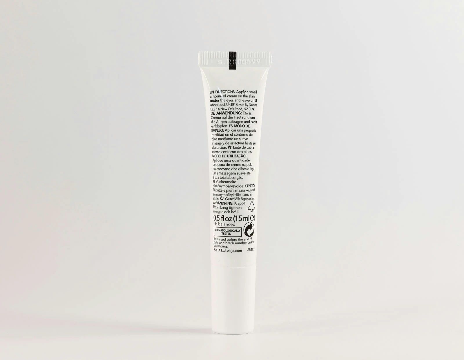 Contorno De Olhos Leite De Cabra Ziaja 15Ml
