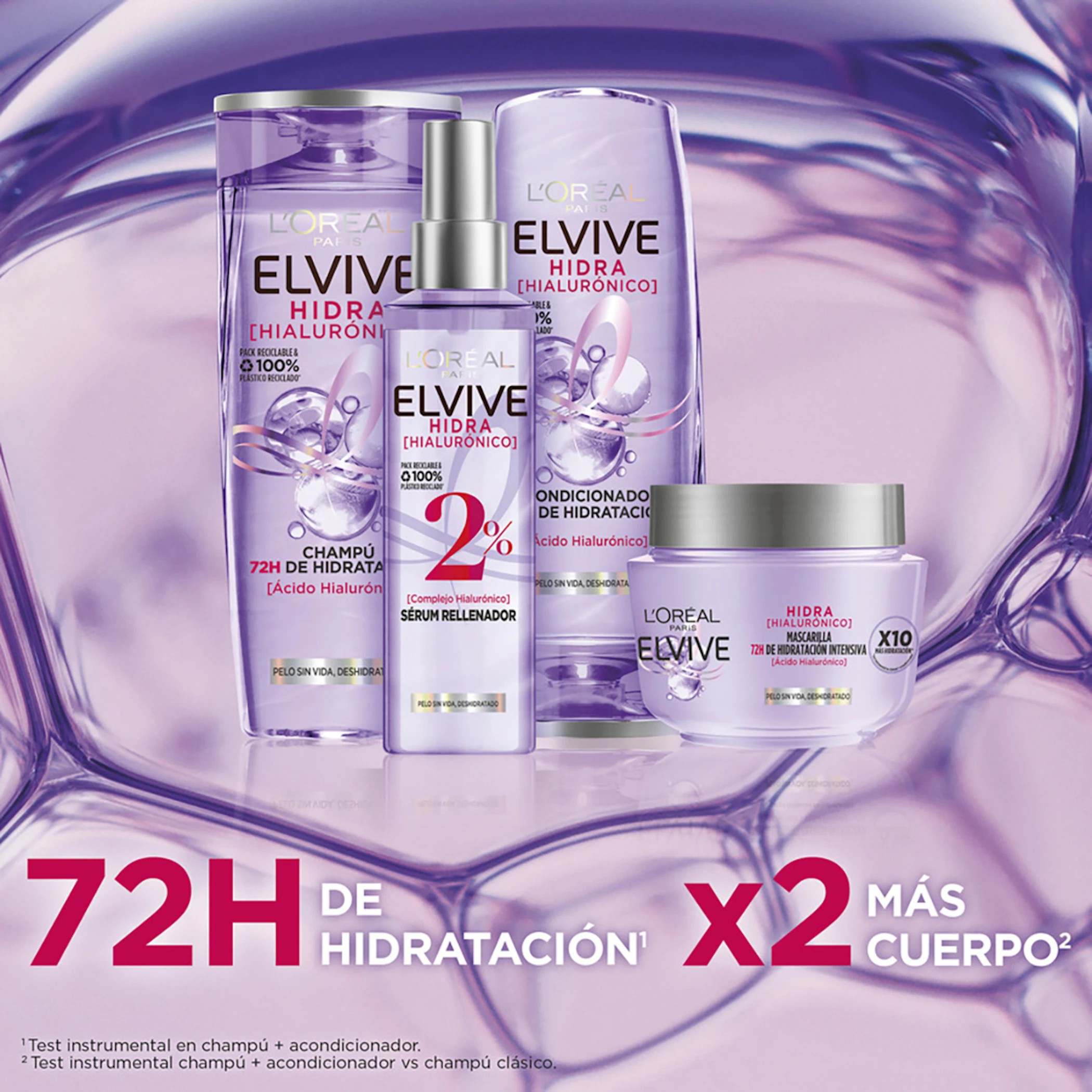 Sérum Rellenador Hidra Hialurónico Elvive 150Ml