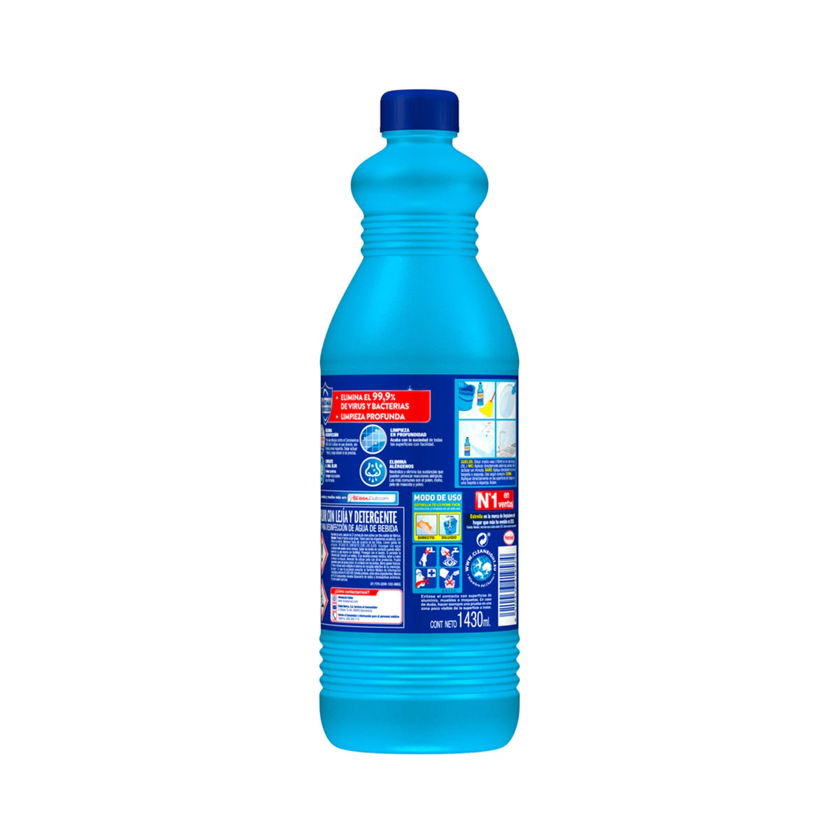 Lejía Con Detergente Azul Estrella 1.43 L