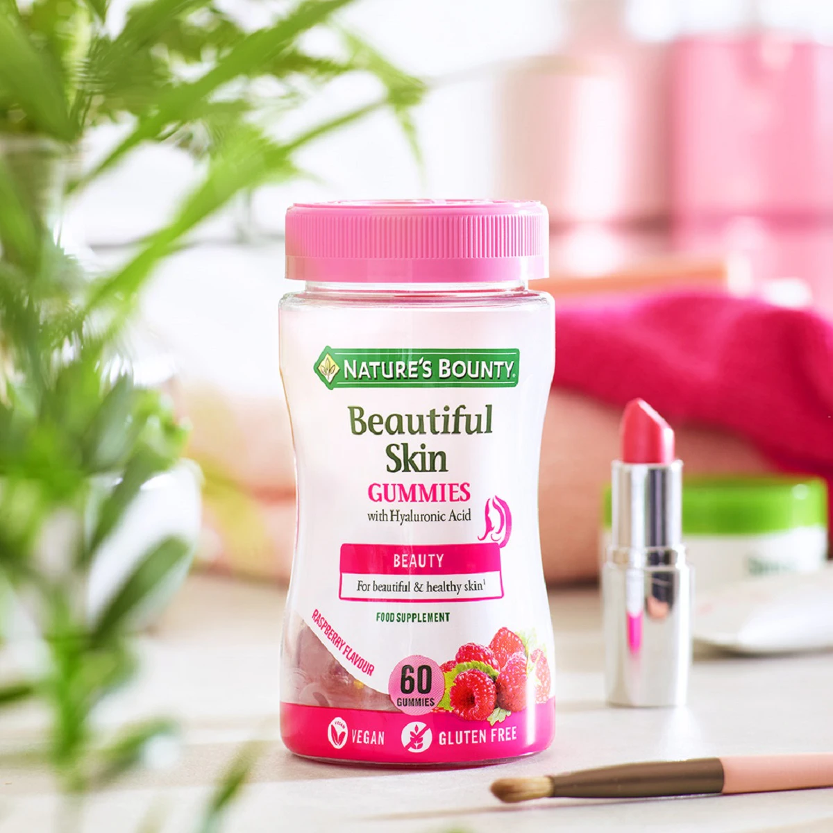 Gominolas Beautiful Skin Ácido Hialurónico Nature's Bounty 60 Uds