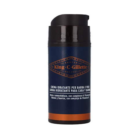 Crema Hidratante Para Cara Y Barba Gillette King C