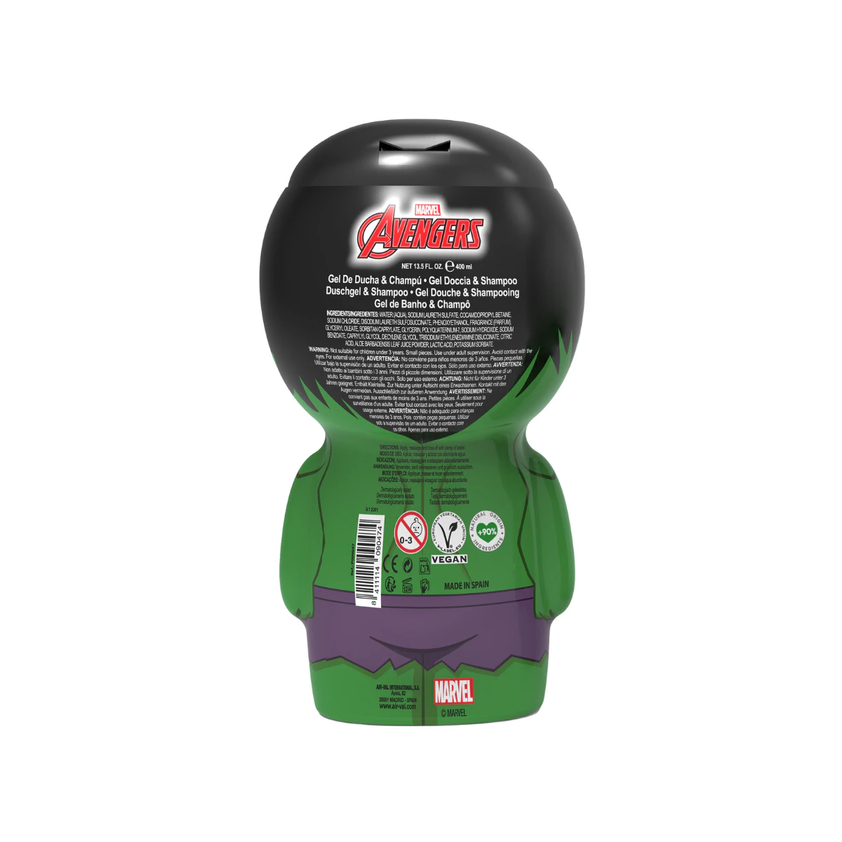 Gel-Champú Hulk Air-Val 400Ml
