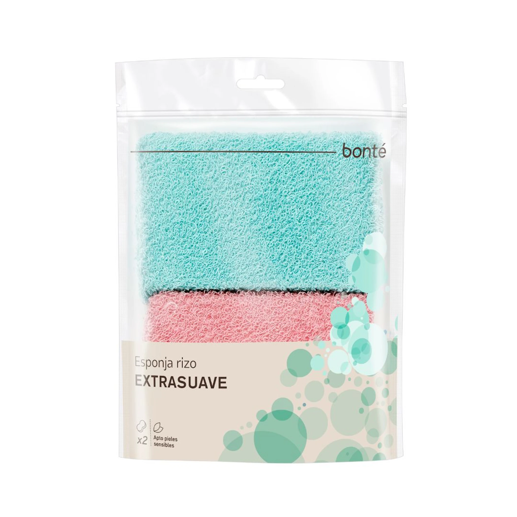Esponja Rizo Extra Suave Bonté 2 Uds 0