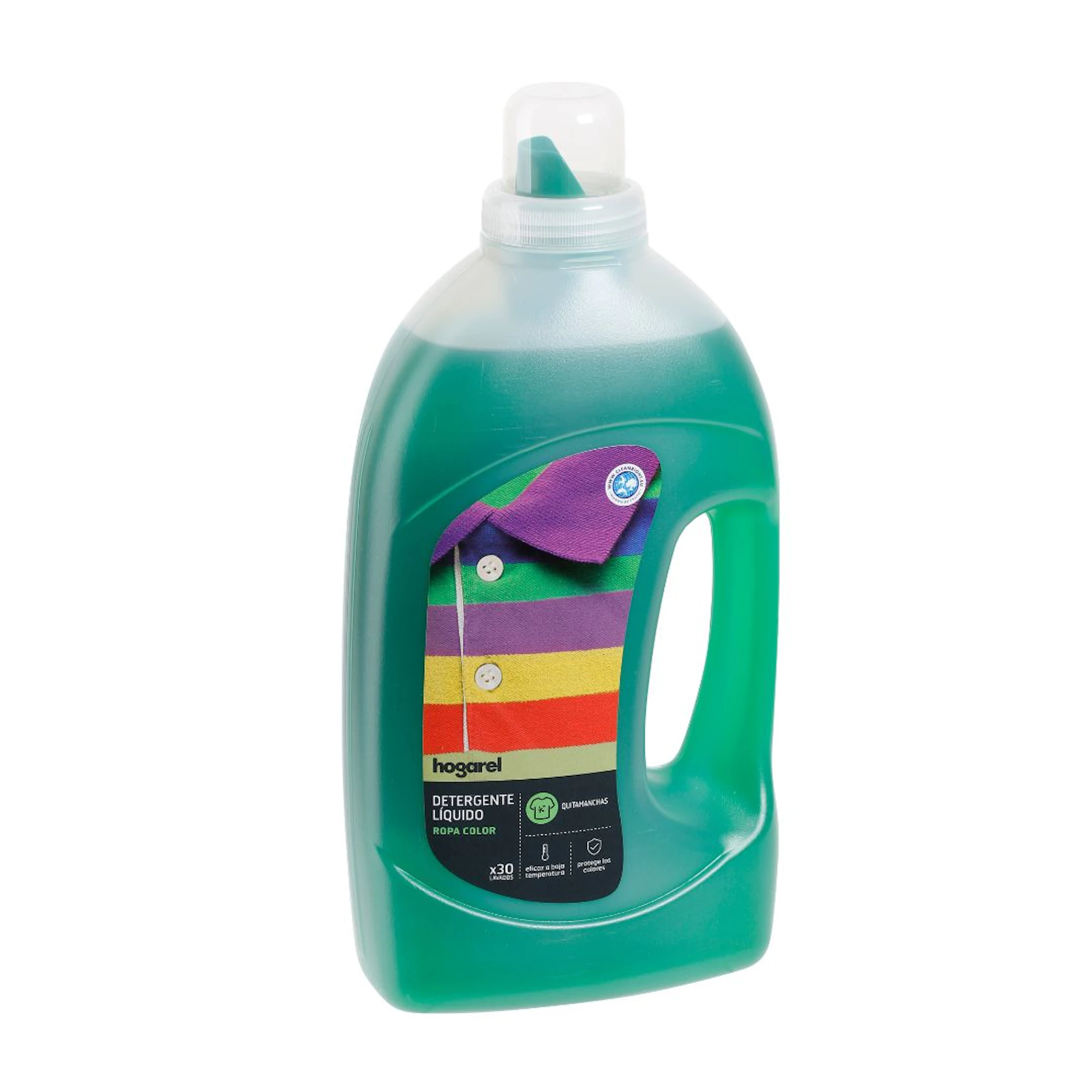 Detergente Líquido Ropa Color Hogarel 30 Lv 0