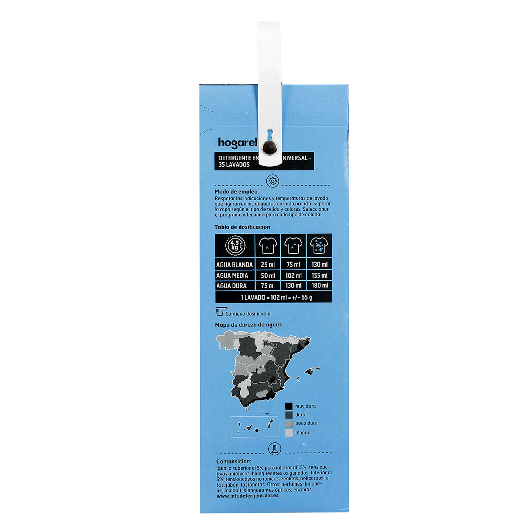 Detergente Em Pó Universal Hogarel 35 Lv