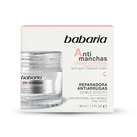 Crema Facial Intensiva Anti Manchas Doble Efecto Babaria 50Ml