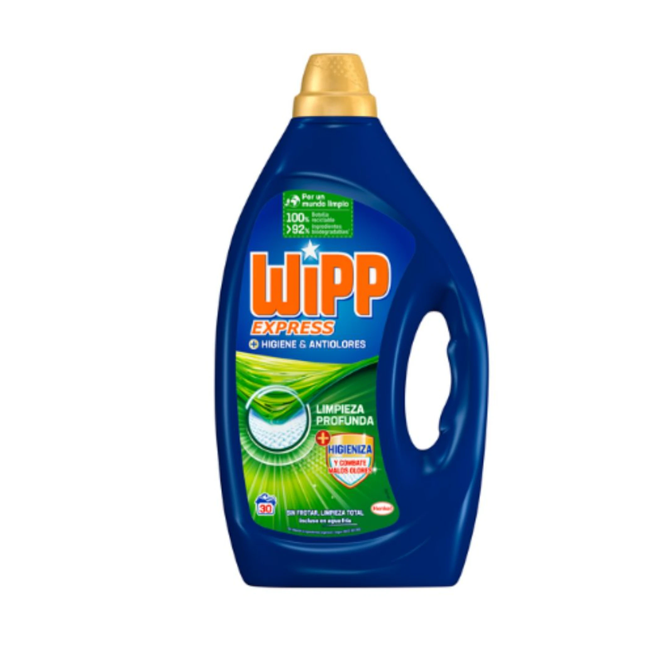 Detergente Líquido Anti-Olores Wipp 30 Lv
