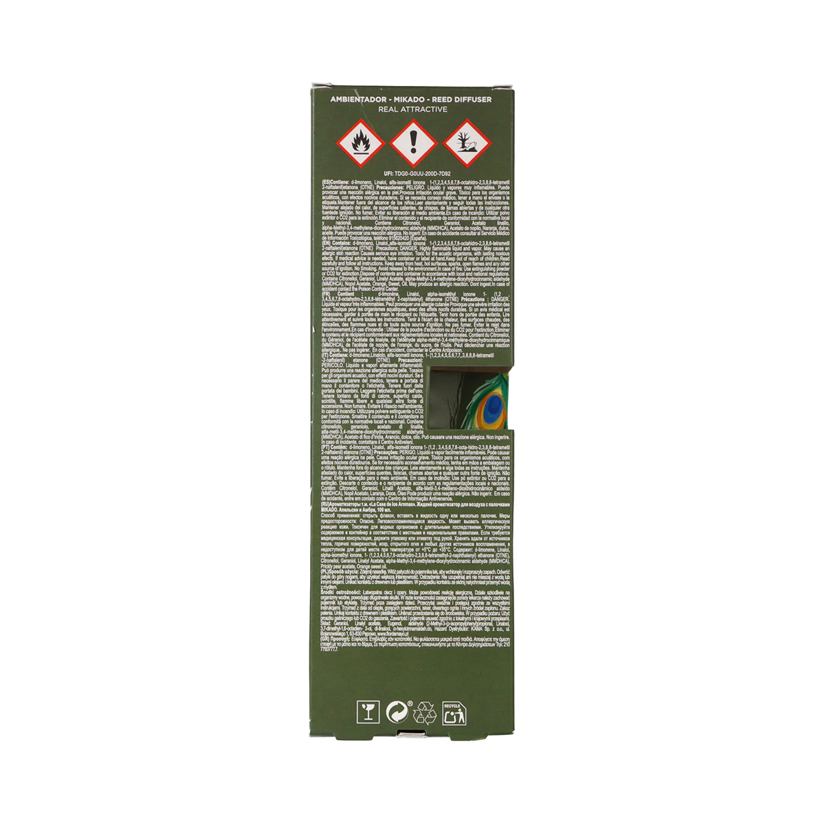 Ambientador Mikado Real Attractive Naranja Y Ámbar La Casa De Los Aromas 100Ml