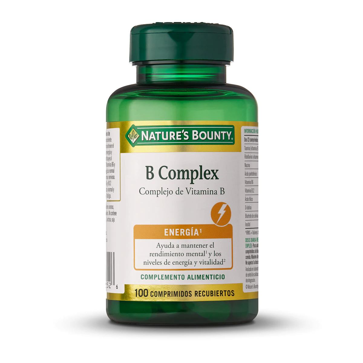 Vitamina B Complex Nature's Bounty 100 Comprimidos Vitamina B Complex Nature's Bounty 100 Comprimidos 0