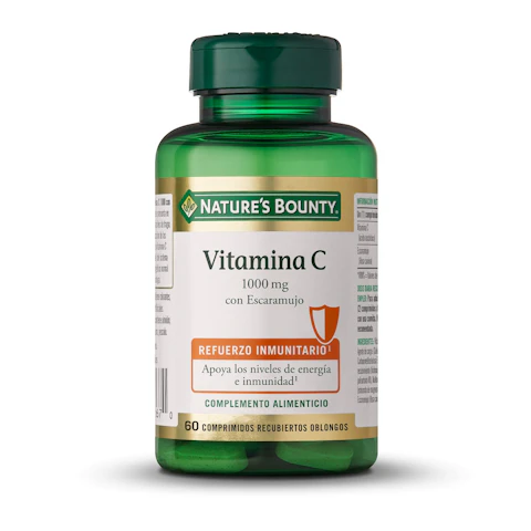 Vitamina C 1000 Mg Con Escaramujo 60 Comprimidos