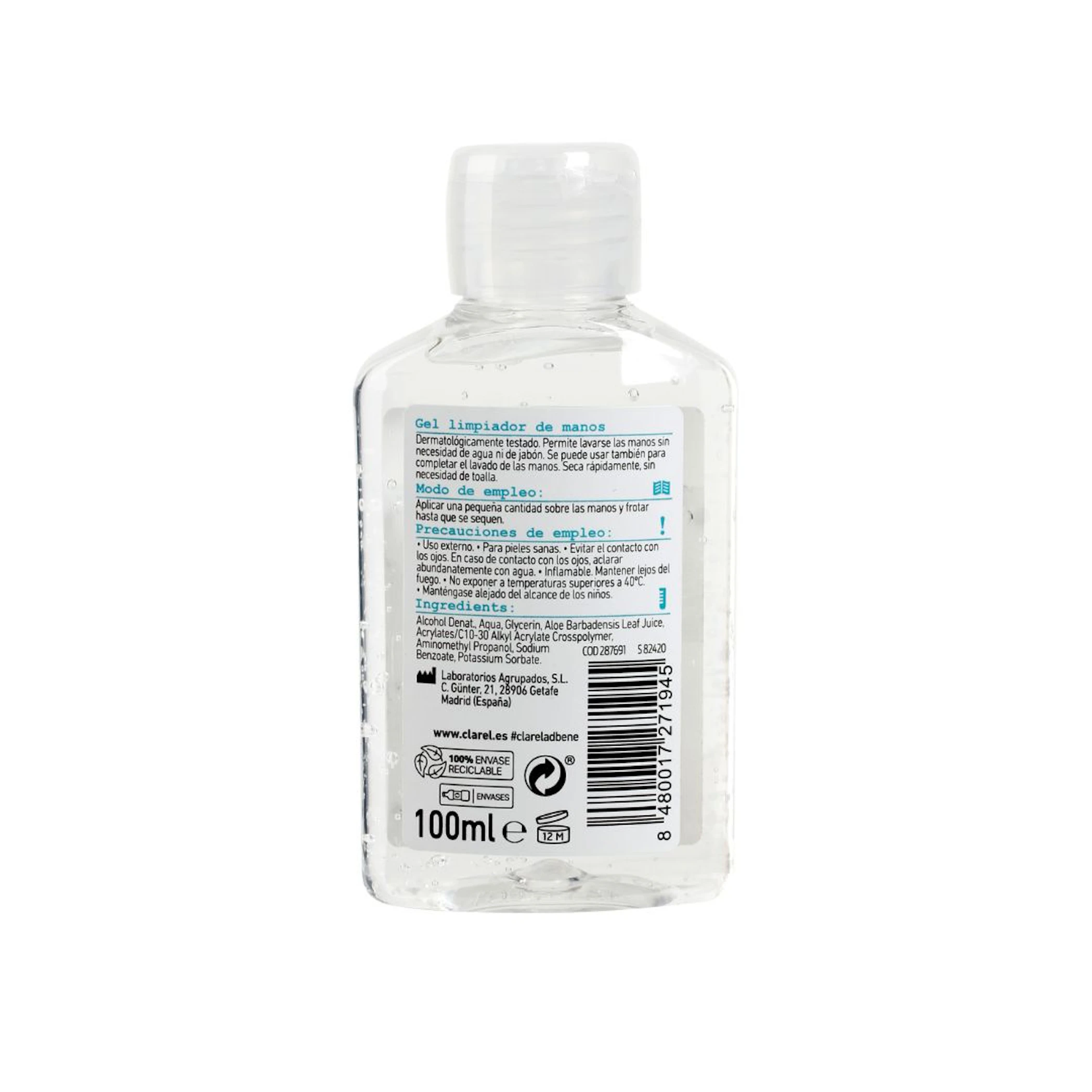 Gel De Manos Hidroalcoholico Ad.Bene 100Ml