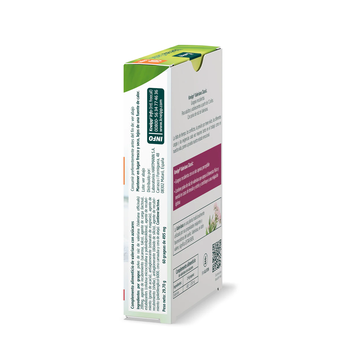 Valeriana Classic Kneipp 60 Grageas