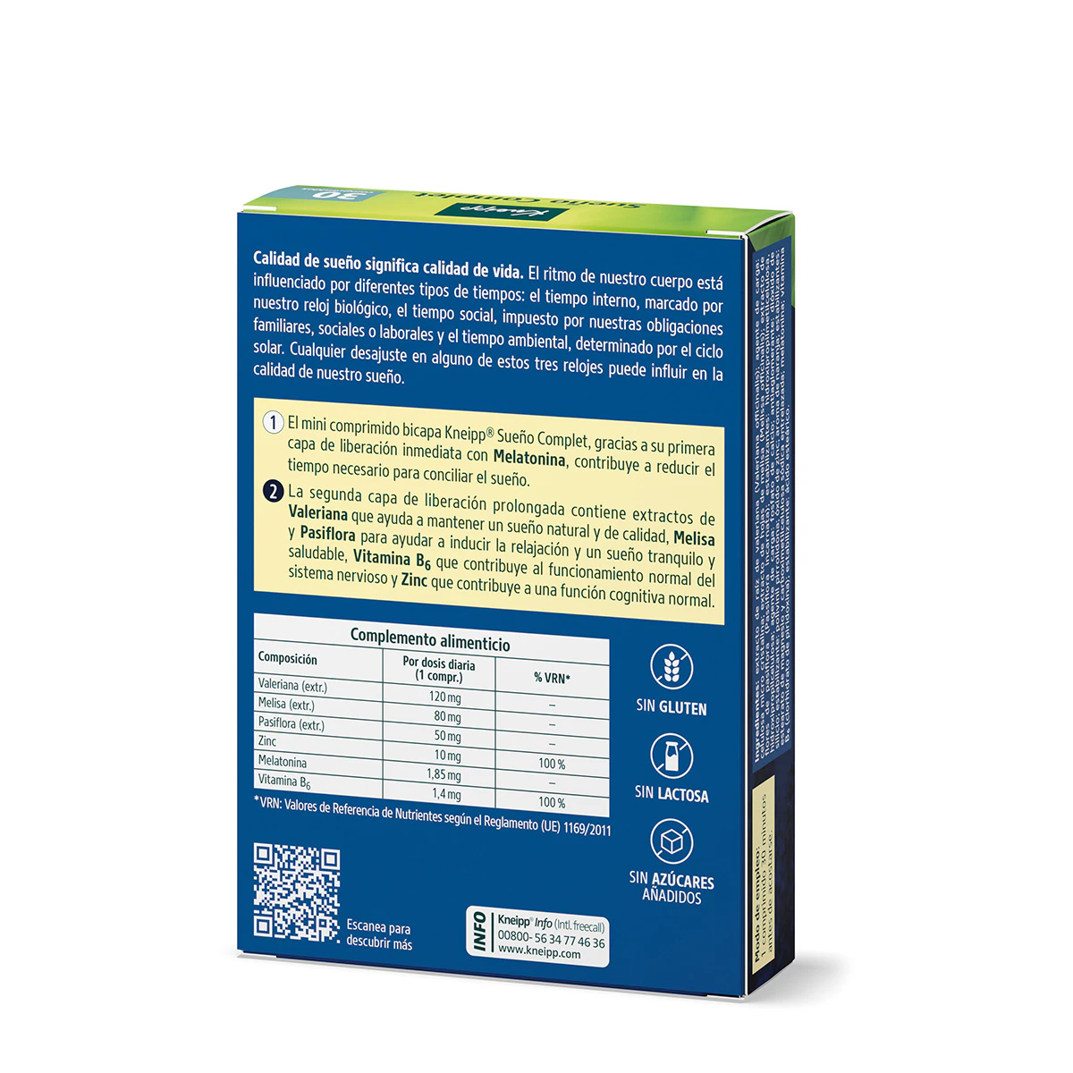 Sueño Complet Kneipp 30 Comprimidos