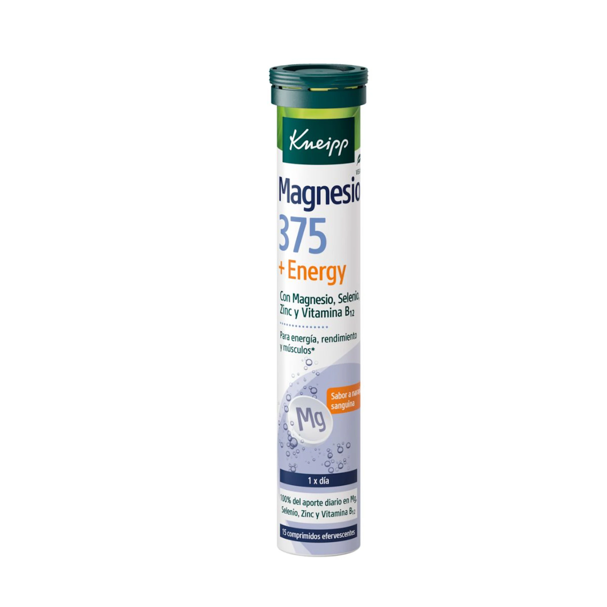 Magnesio 375 + Energy Efervescentes Kneipp 15 Uds 0