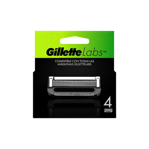 GilletteLabs Recambios de Máquina 4 Uds