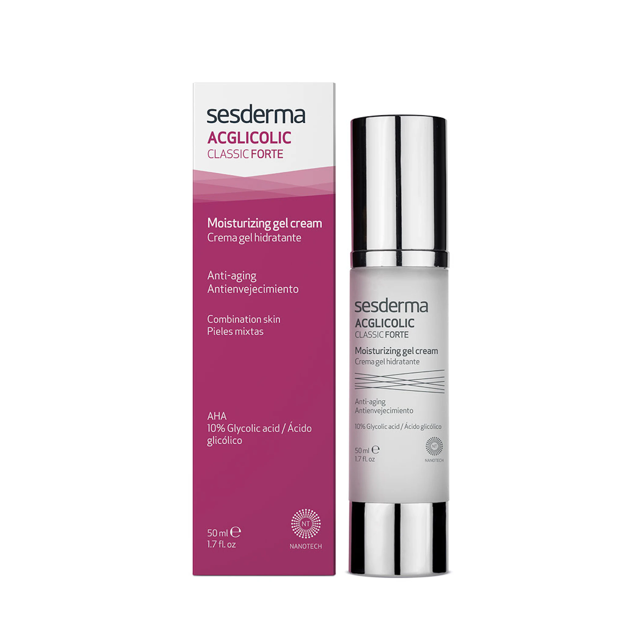 Crema Gel Hidratante Acglicolic Classic Forte Sesderma 50Ml 0