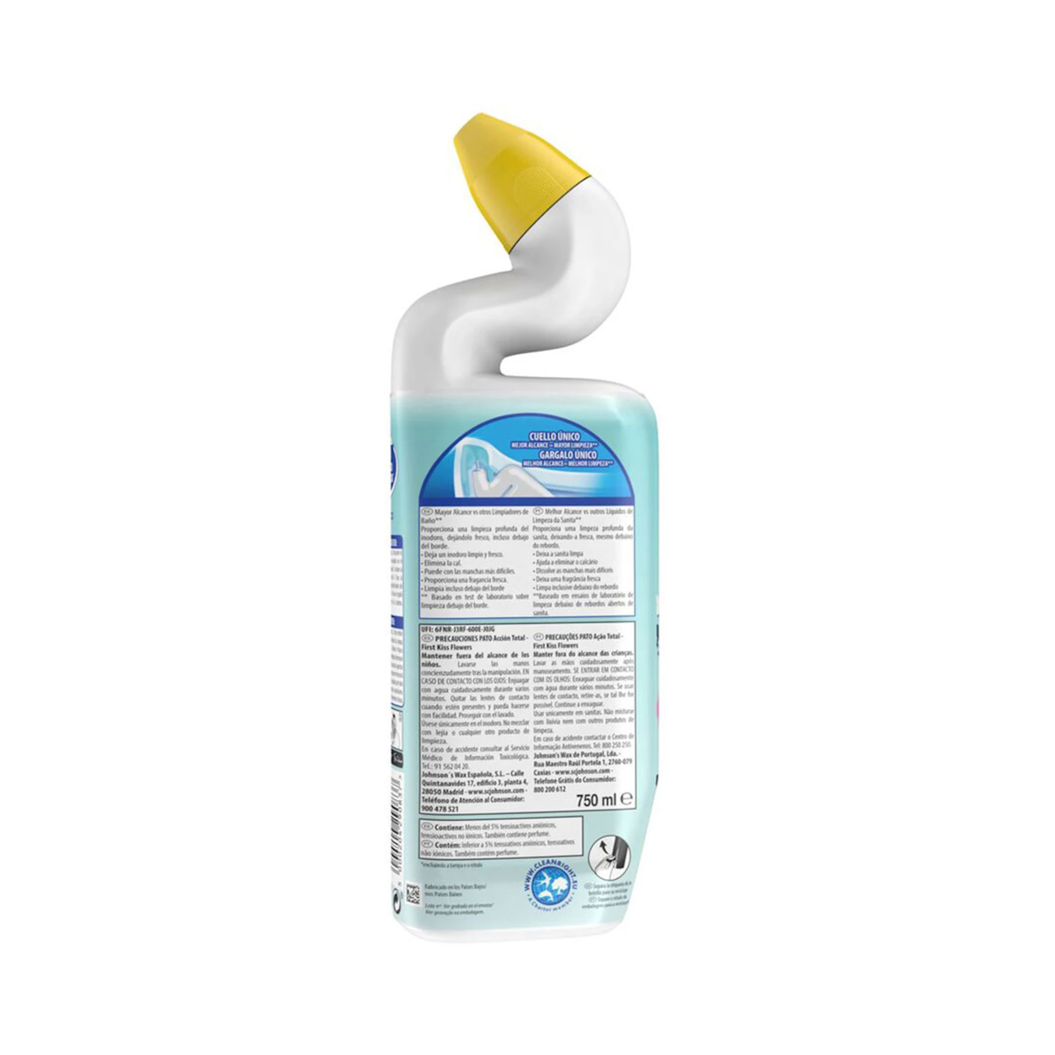 Limpiador WC Acción Total Flowers Pato 750Ml