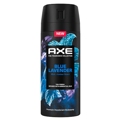 Desodorante en spray Blue Lavender Axe 150 ml.
