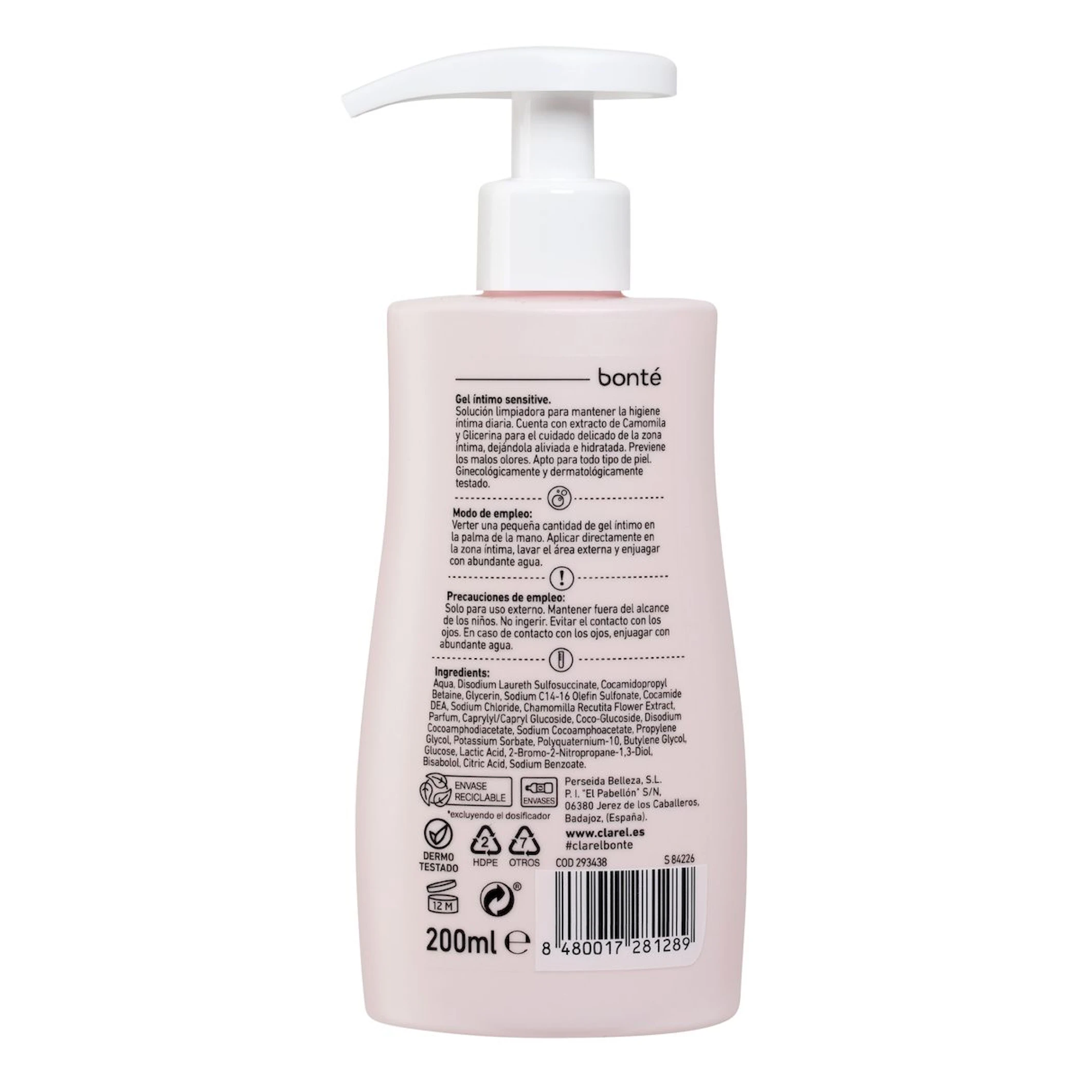 Gel Íntimo Sensitive Bonté 200Ml