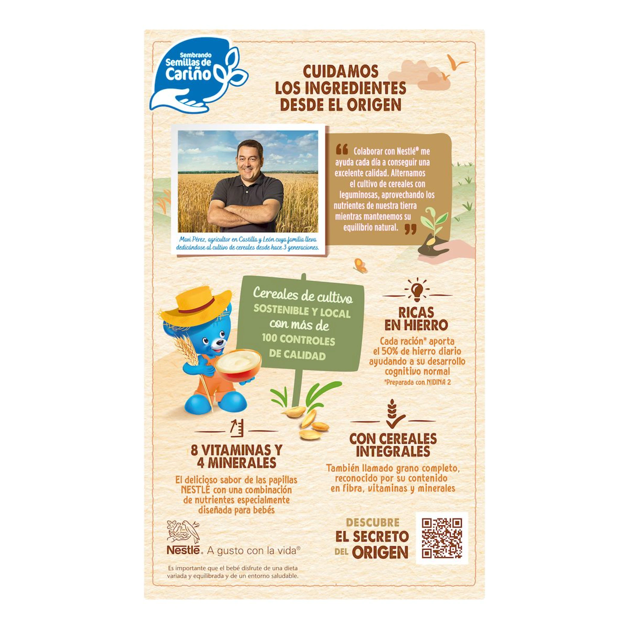 Papilla 8 Cereales Con Miel Nestlé 725Gr