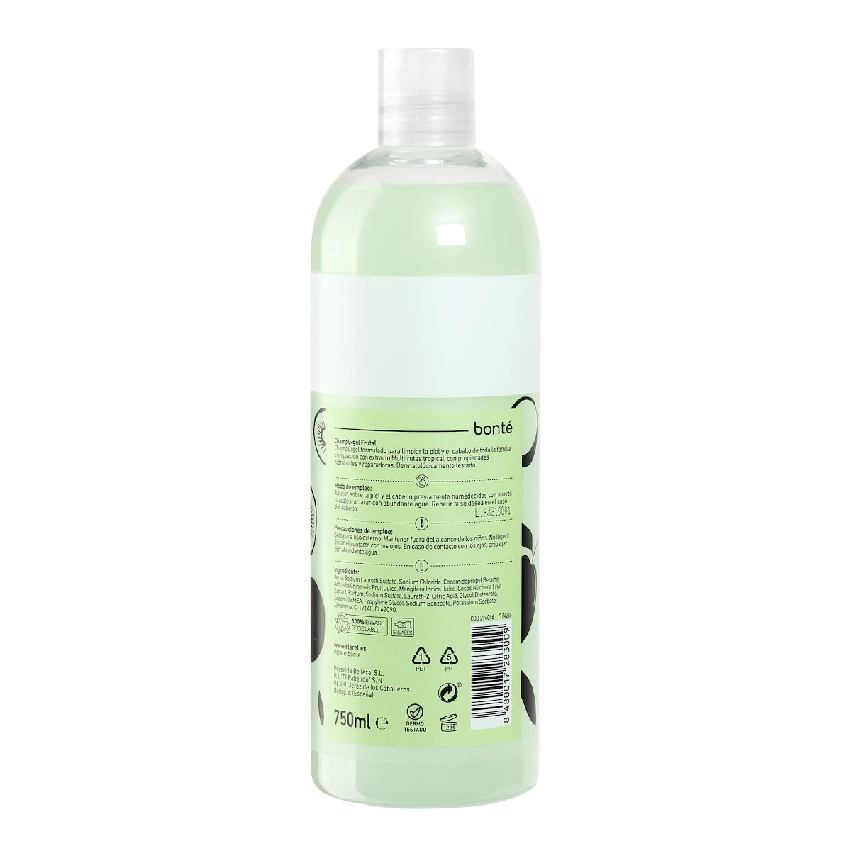 Champú-Gel Frutal Bonté 750Ml