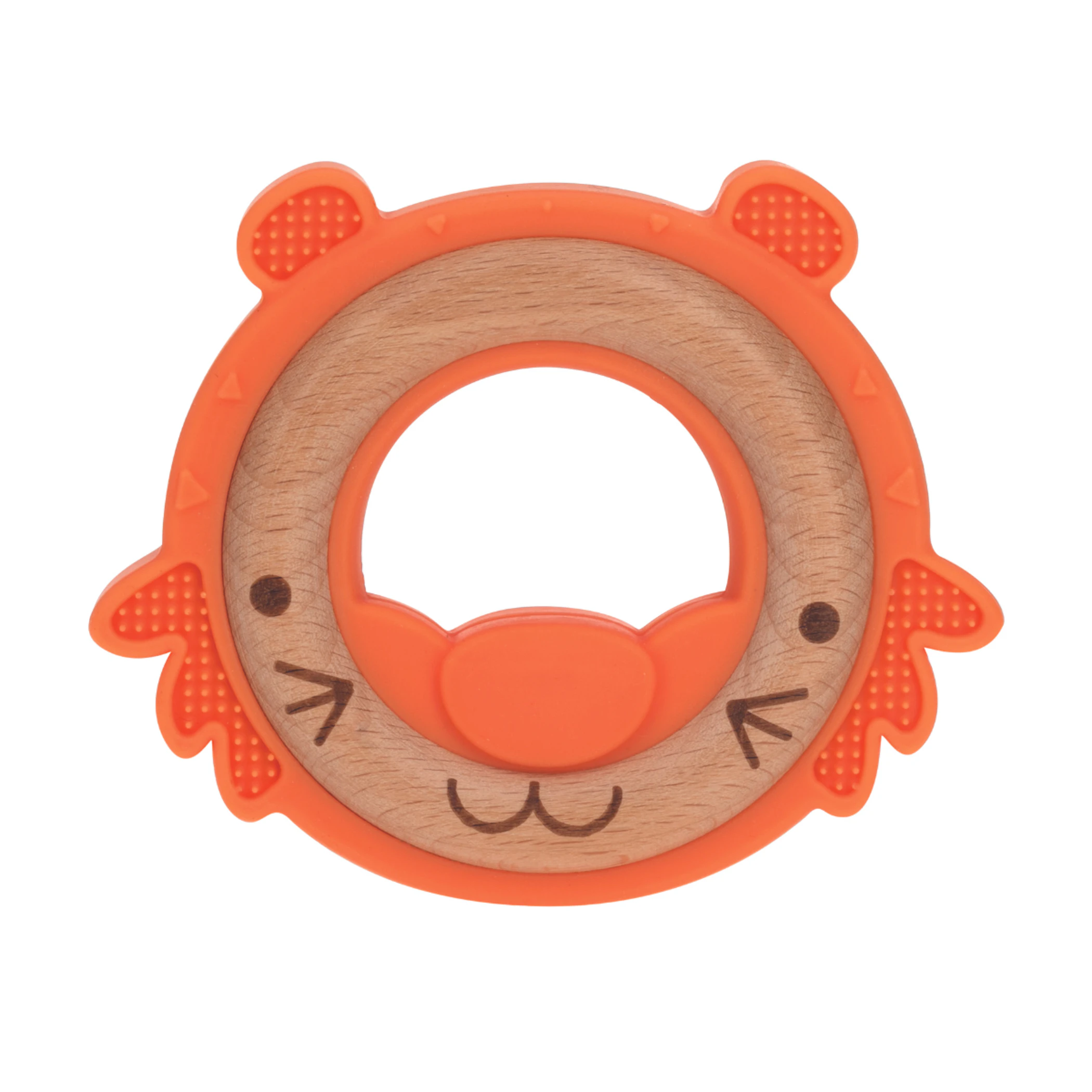 Mordedor Animales De Madera Y Silicona Nuby