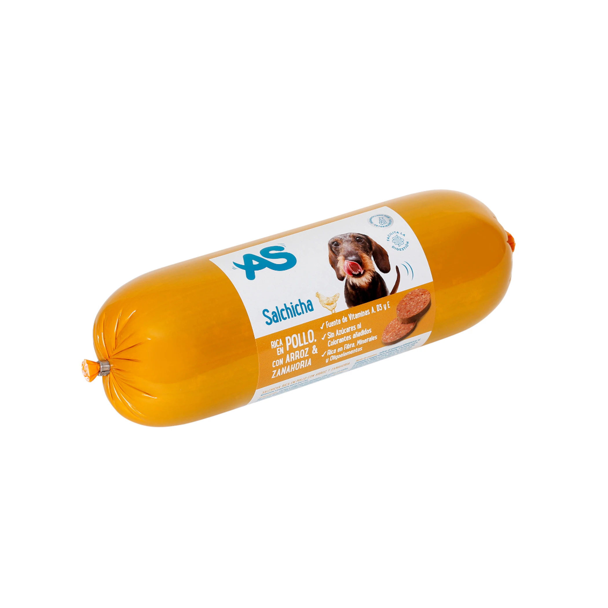 Salsicha Cães Sabor Frango AS 1Kg