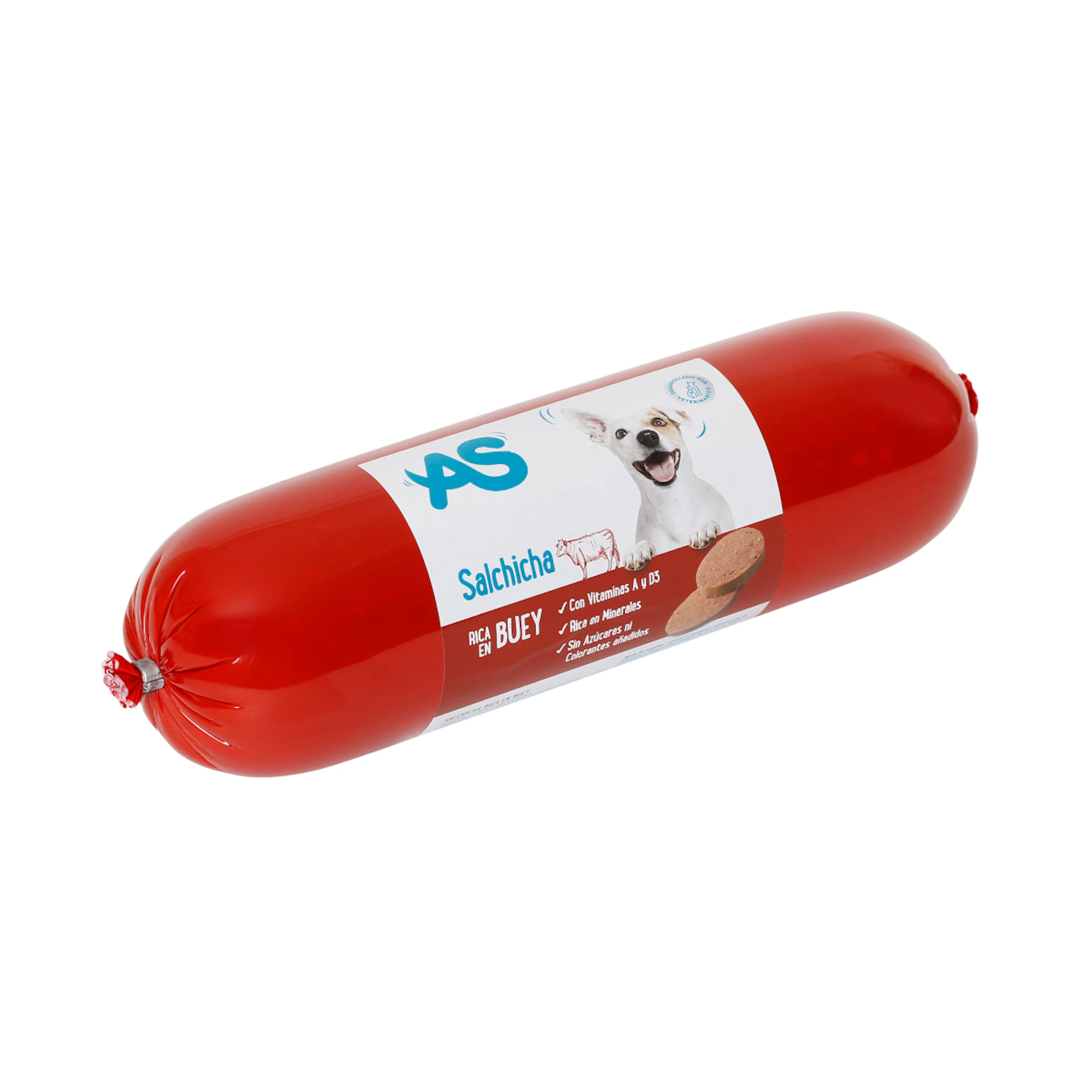 Salchicha Perros Sabor Buey AS 1Kg