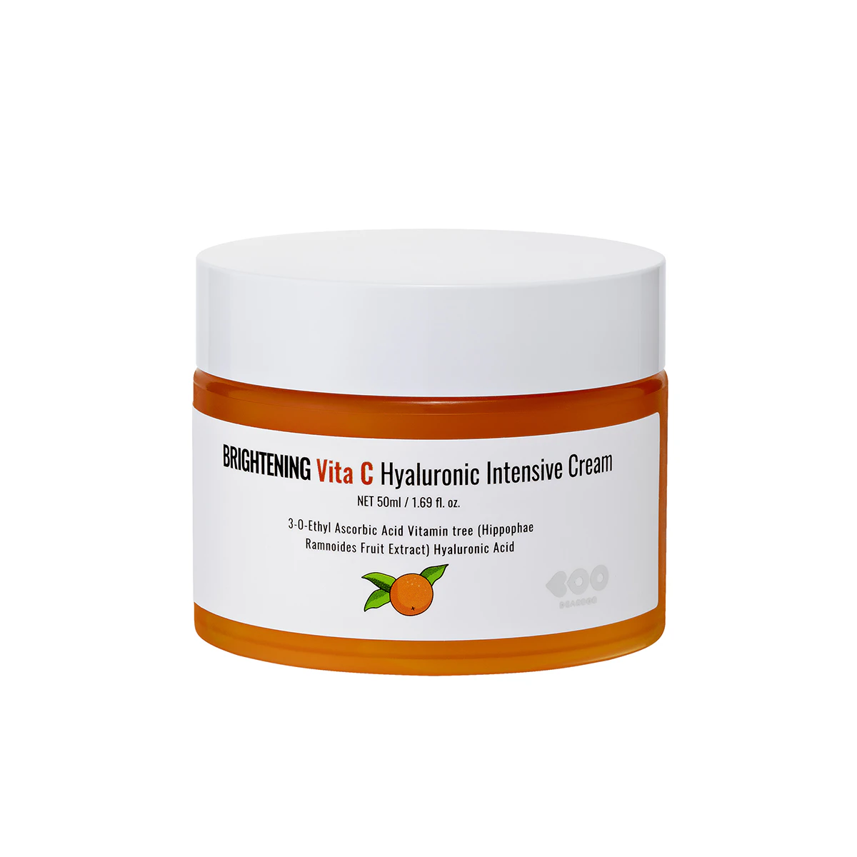 Creme Facial Vitamina C + Ácido Hialurónico Dearboo 50Ml