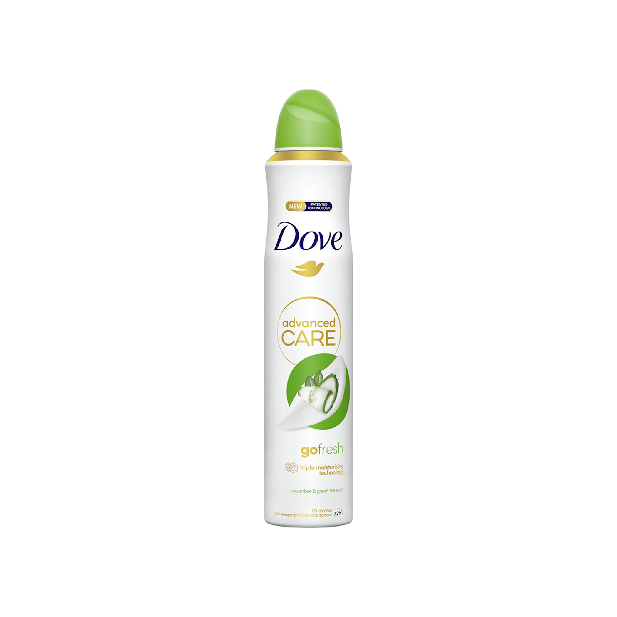Desodorante Spray Go Fresh Pepino Advanced Care Dove 200Ml 0