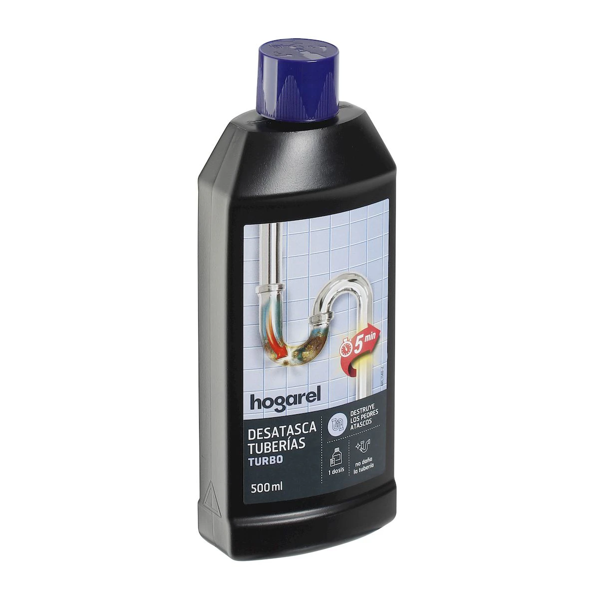 Gel Desentupidor Turbo Hogarel 500Ml