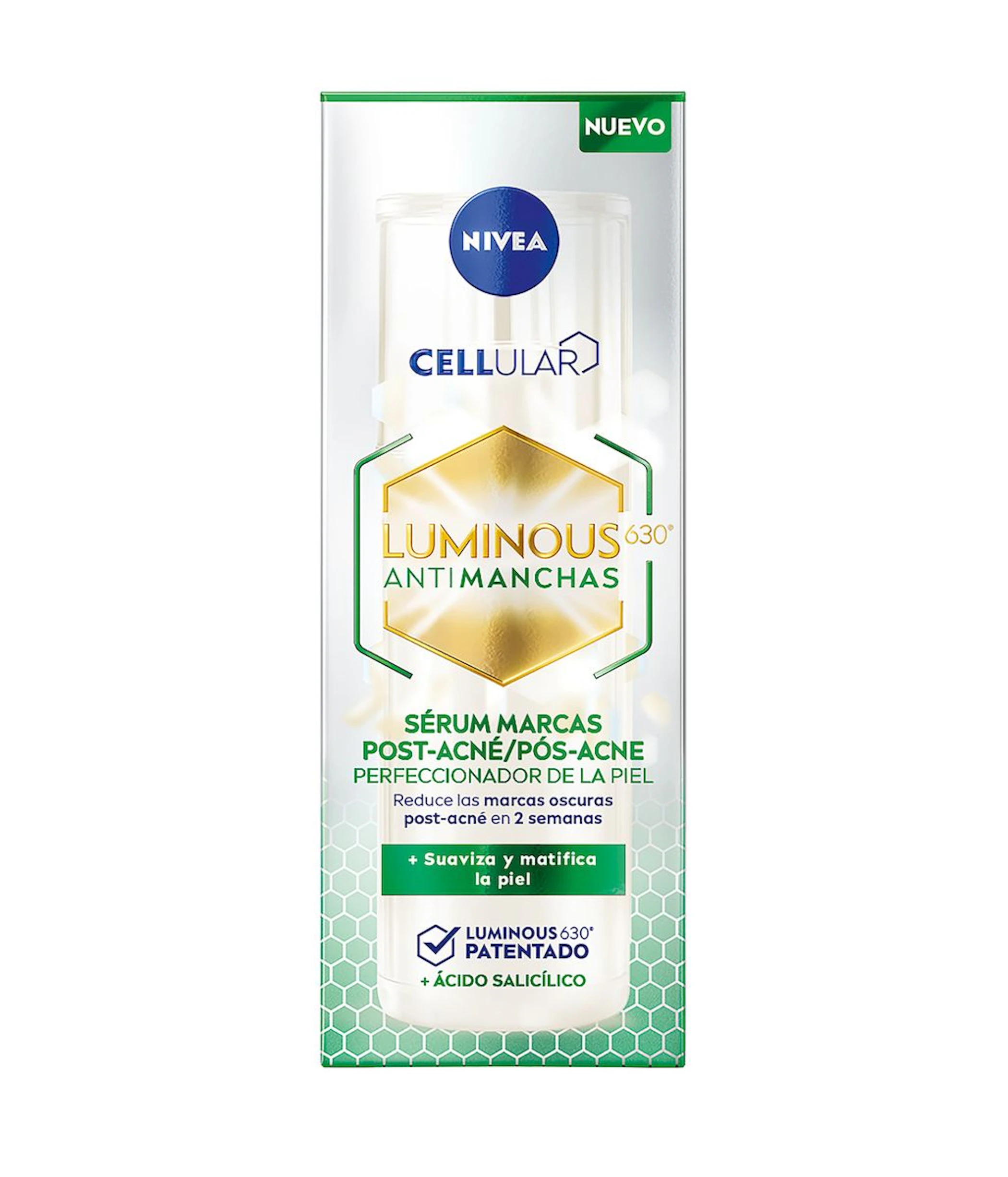 Sérum Facial Cellular Luminous 630 Antimanchas Post-Acné Nivea 30Ml 0