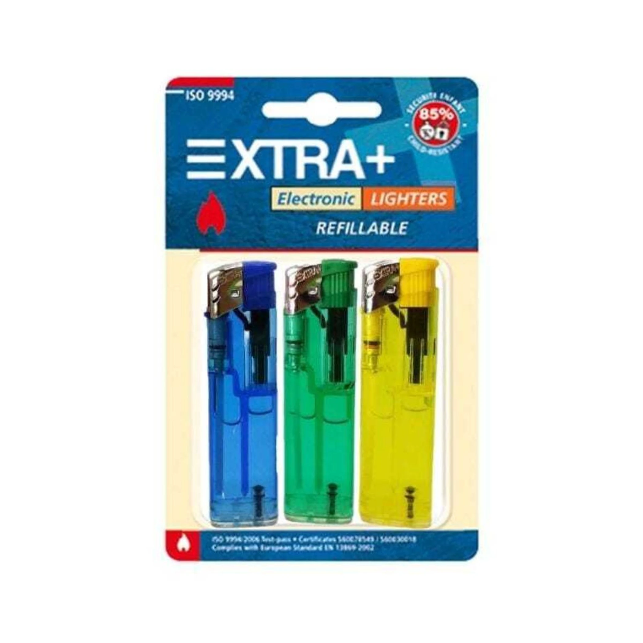 Encendedor Automático Recargable Extra+ 3 Uds 0