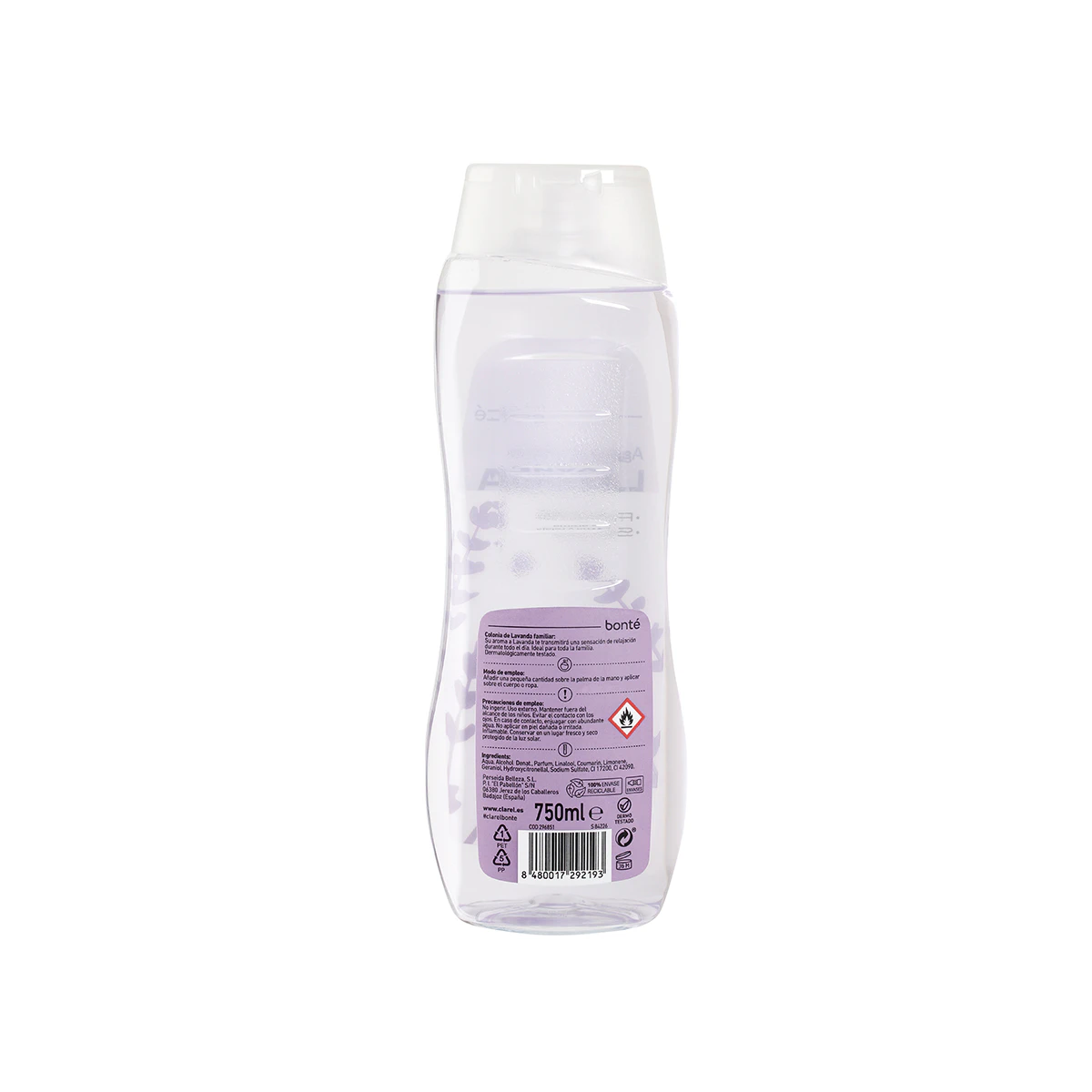 Agua De Colonia Lavanda Bonté 750Ml