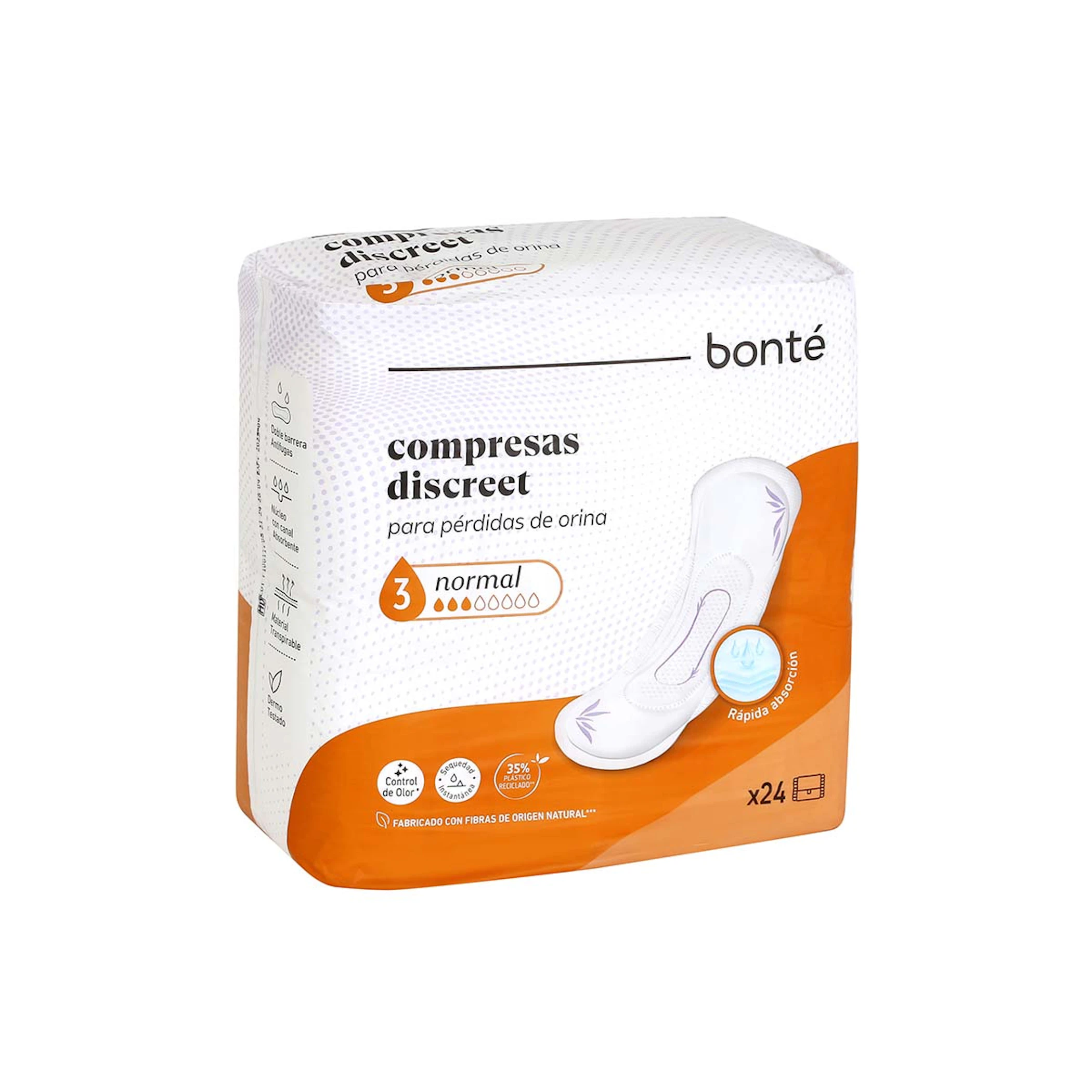 Pensos Incontinência Normal Bonté 24 unid.