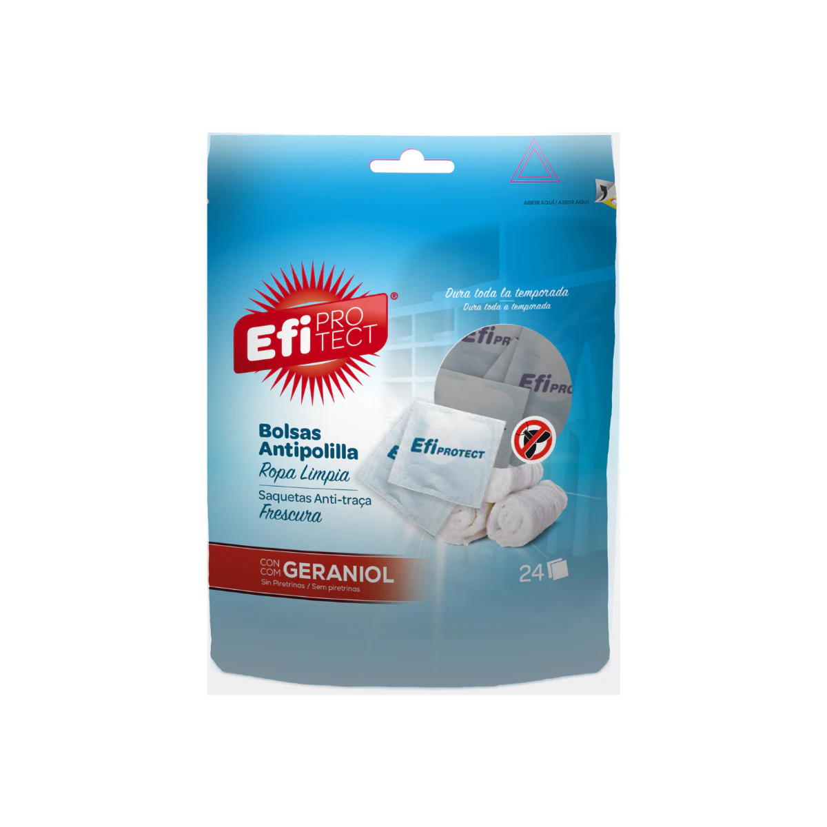 Saco Antitraças Roupa Limpa Efi Protect 24 Unid.