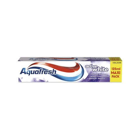 Dentífrico Active White Aquafresh 125Ml