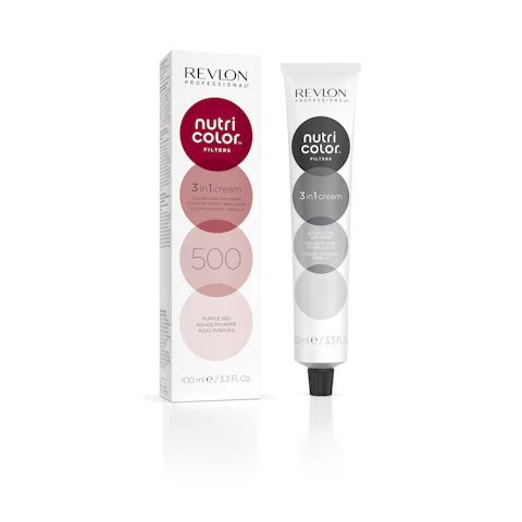 Mascarilla De Color Nutri Color Filters Revlon N500 Rojo Púrpura Rojizos y Caobas