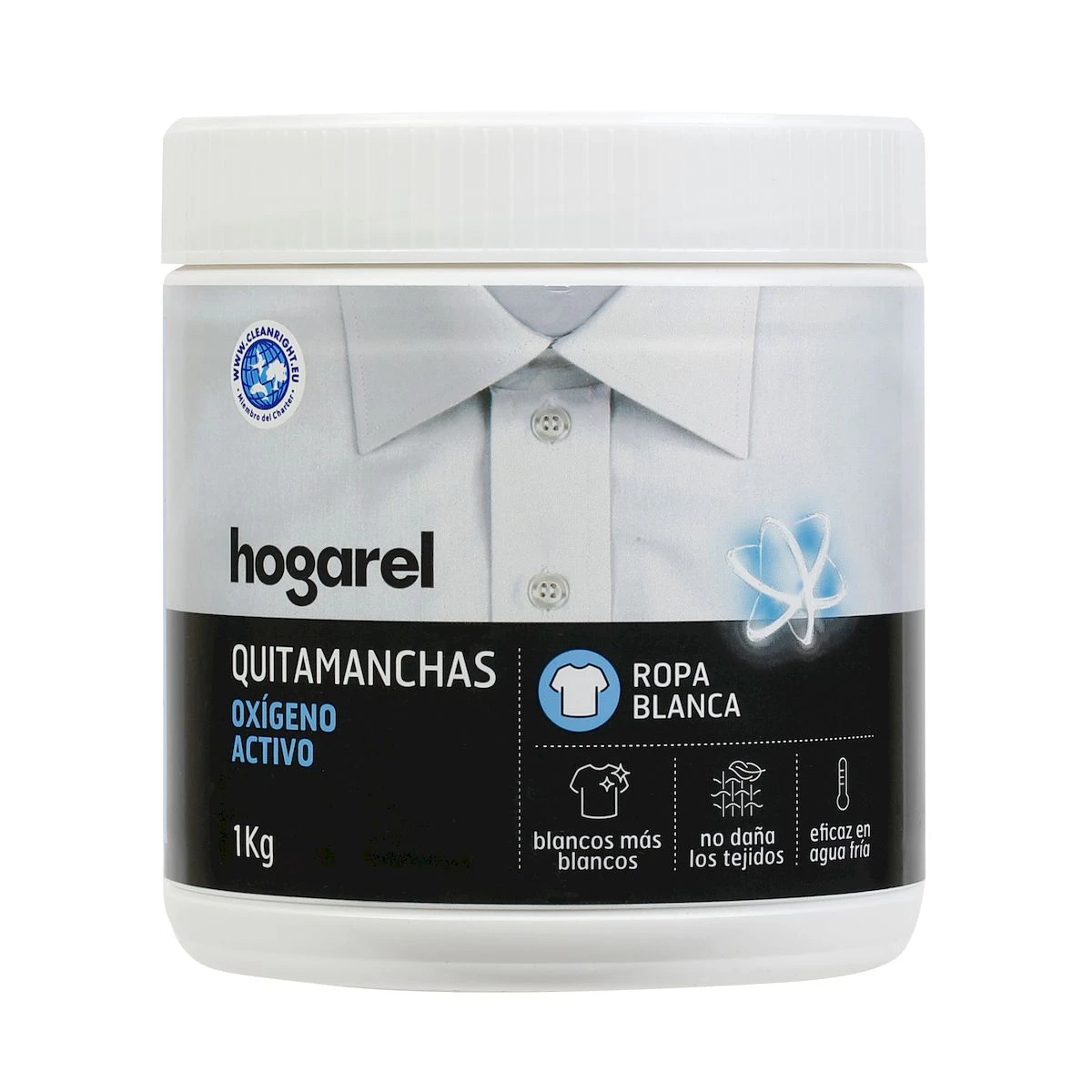 Quitamanchas Oxígeno Activo Ropa Blanca Hogarel 1Kg Quitamanchas Oxígeno Activo Ropa Blanca Hogarel 1Kg 0