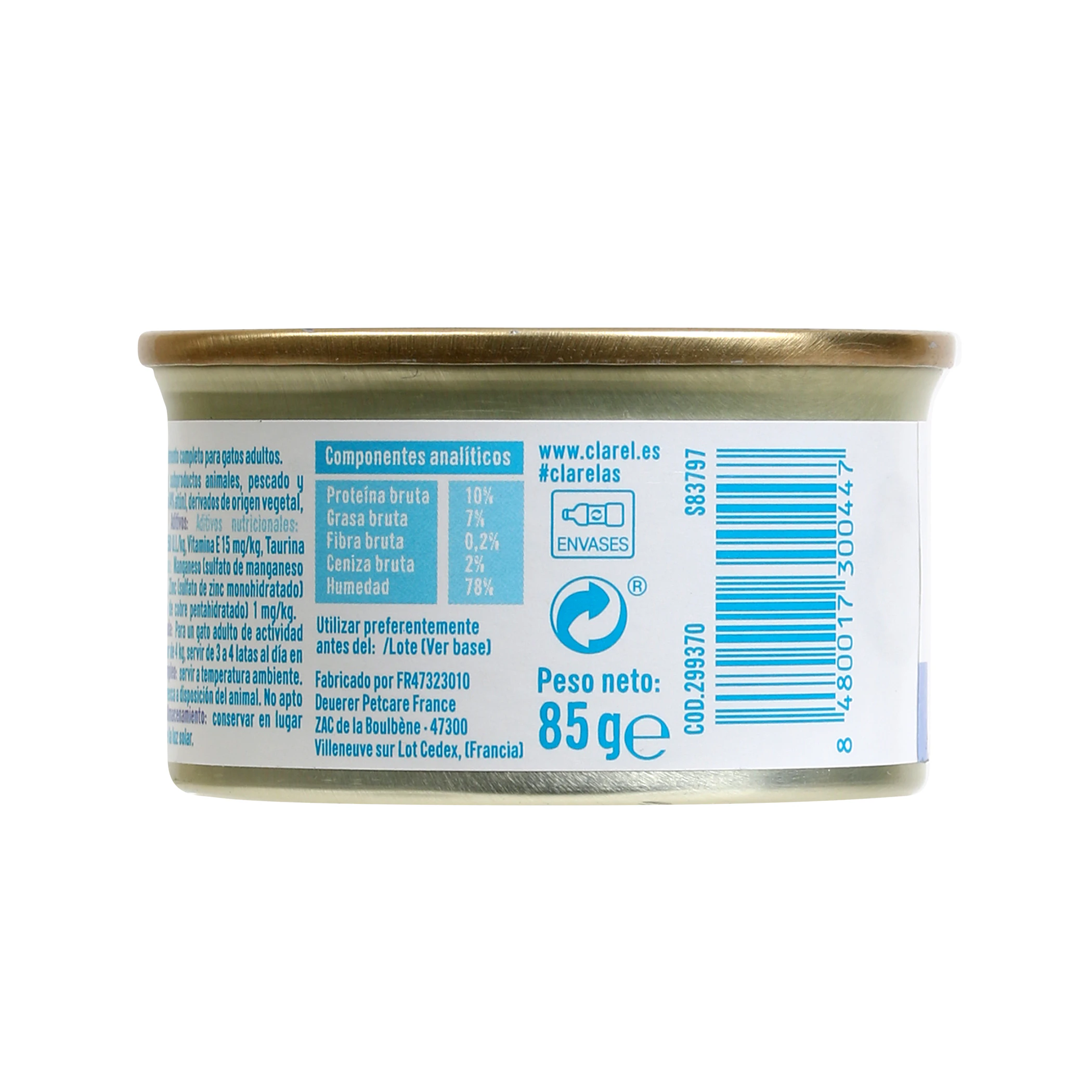 Comida Húmeda Gatos Mousse Atún AS 85Gr