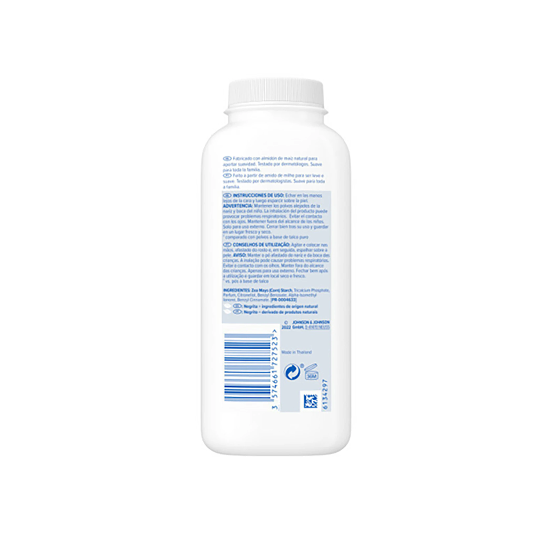 Talco Natural Johnson's Baby 200Gr