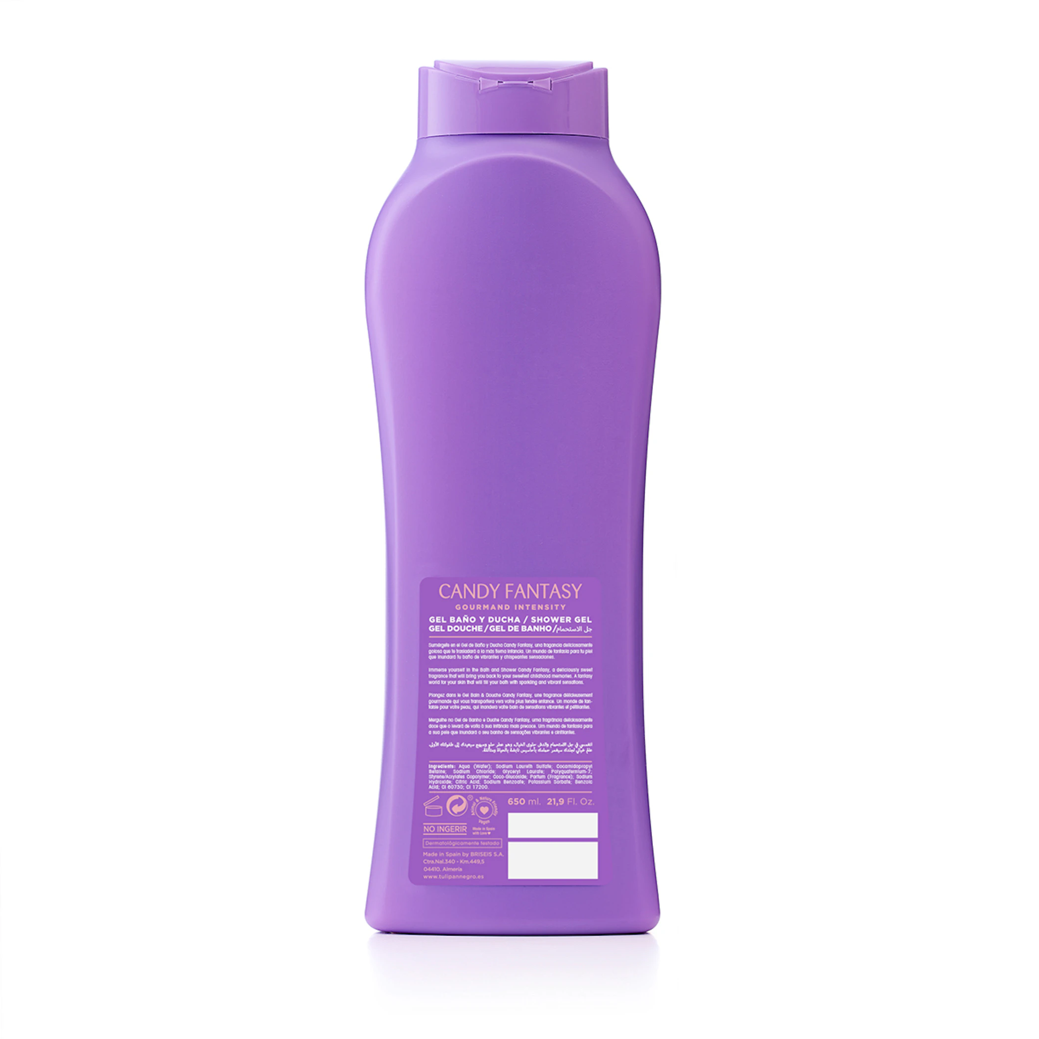 Gel de Duche Candy Fantasy Tulipán Negro 650Ml