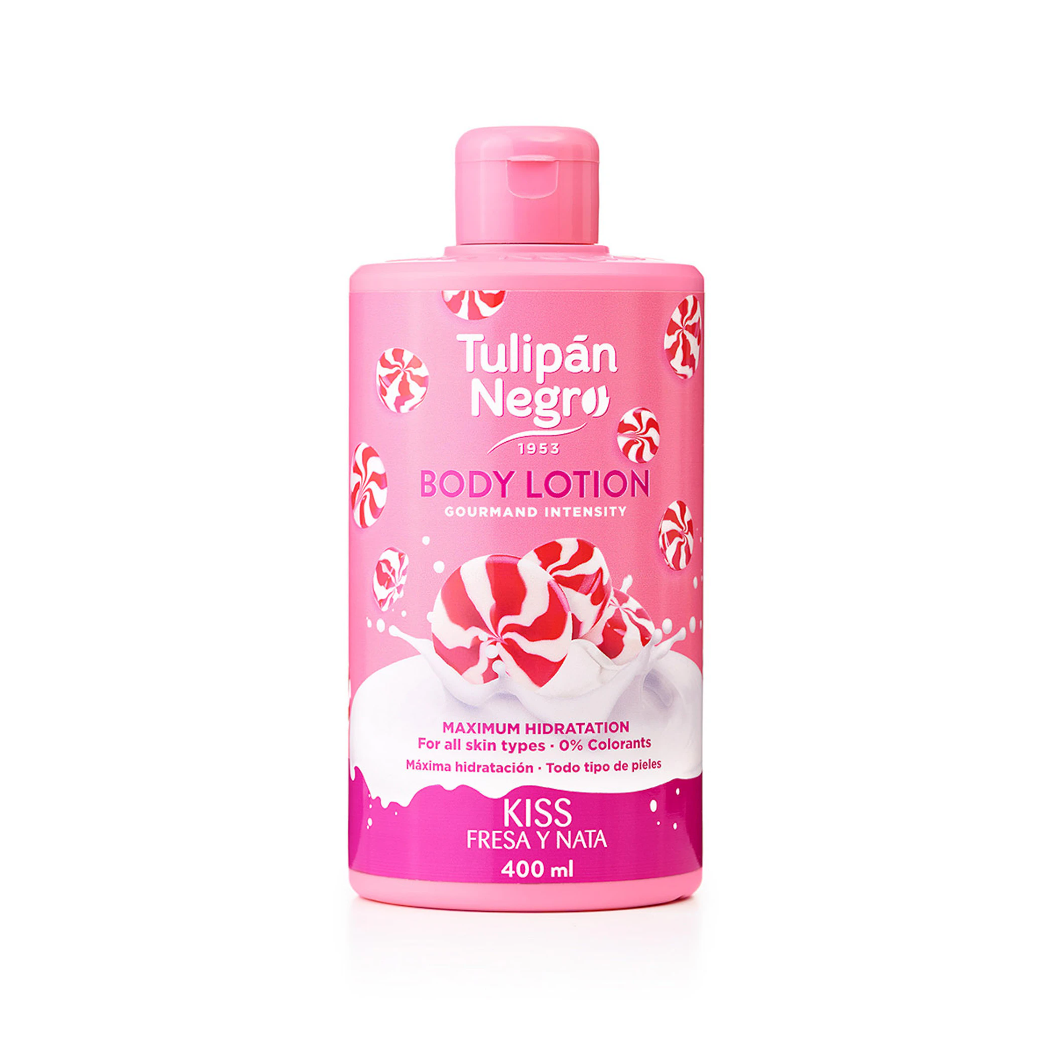 Loción Corporal Fresa Y Nata Tulipán Negro 400Ml 0