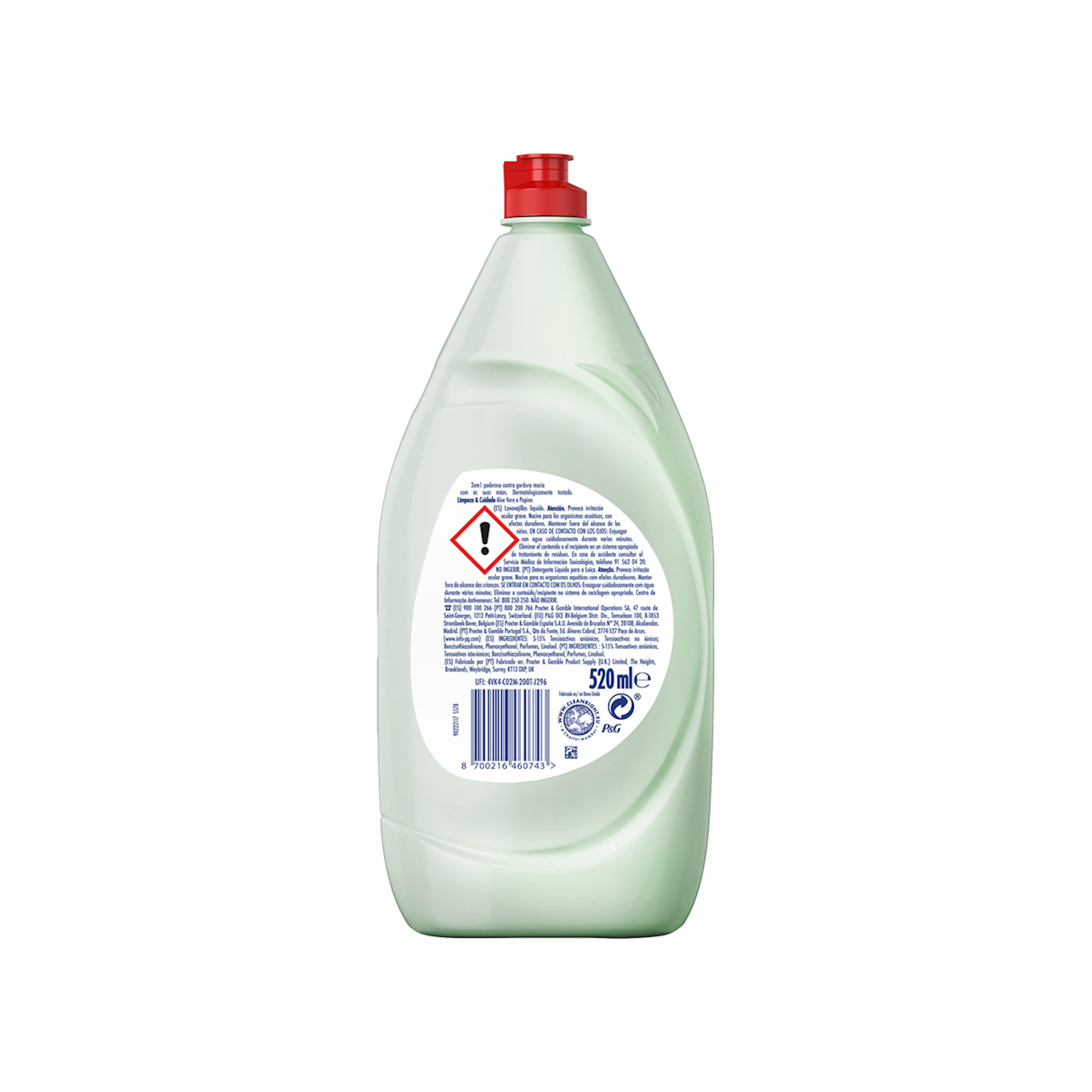 Lavavajillas Limpieza Y Cuidado Aloe Vera Fairy 400Ml